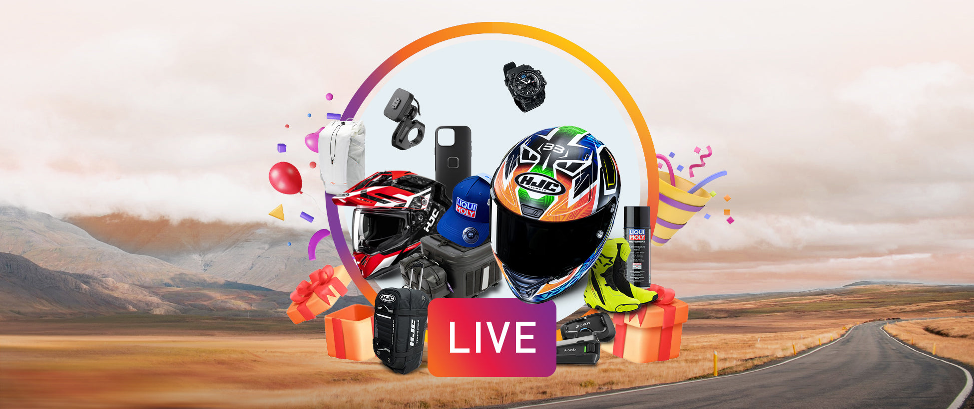 2025 HJC HELMETS STAMP 이벤트 종료 & 추첨 라이브 안내